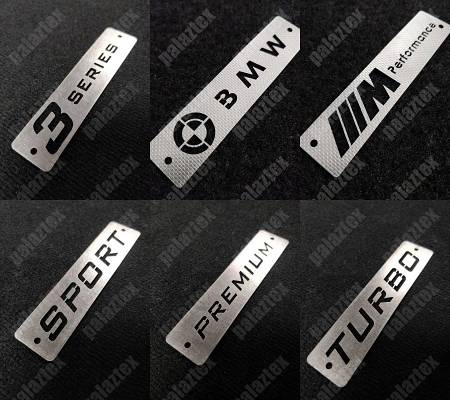 bmw 3 serisi metal logo
