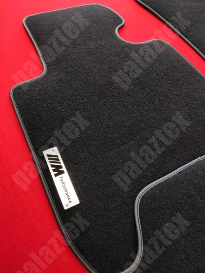 m performance logolulu siyah f30 halı paspas