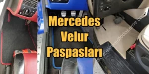mercedes velur paspasları
