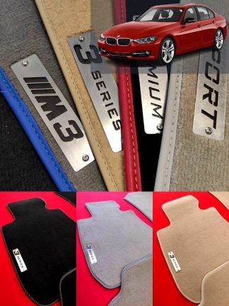 bmw f30 320 velur paspas seti metal logolu