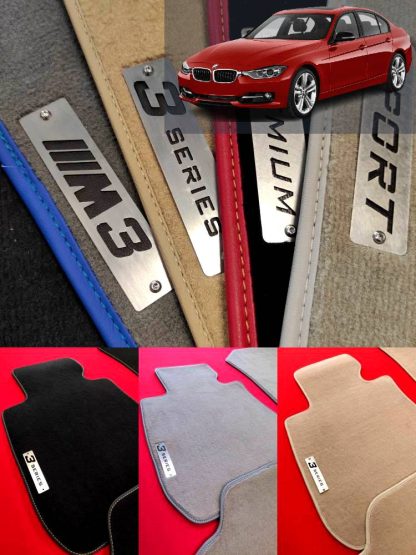 bmw f30 320 velur paspas seti metal logolu
