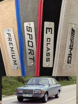mercedes w123 kasa logolu velur halı paspas çeşitleri