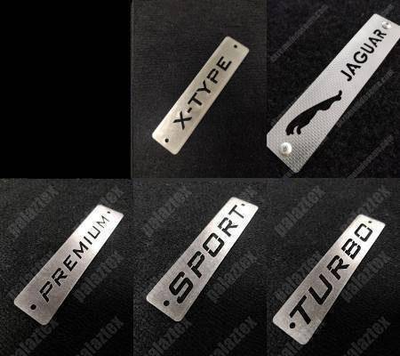 jaguar x type metal paspas logosu