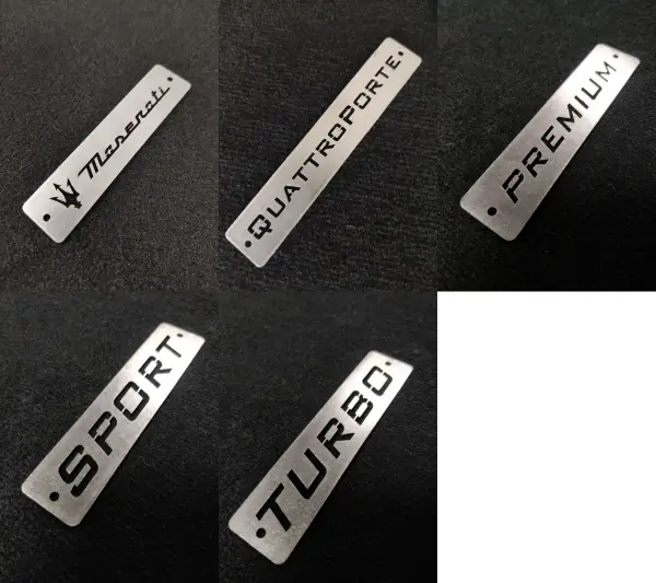 maserati quattroporte metal logo