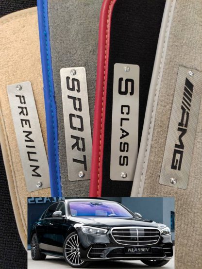 mercedes s class s580 w223 velur halı paspas