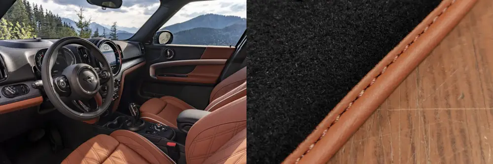 mini countryman velur paspas tasarmı