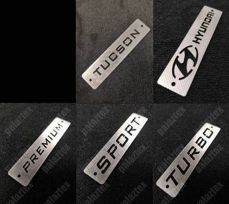 hyundai tucson metal paspas logosu