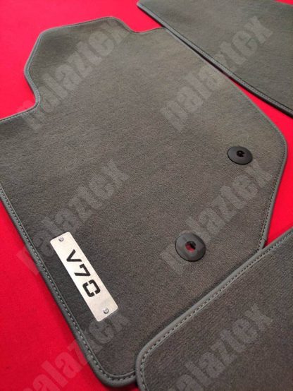 volvo v70 kasa gri logolu halı paspas takımı