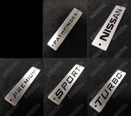 nissan pathfinder metal paspas logosu