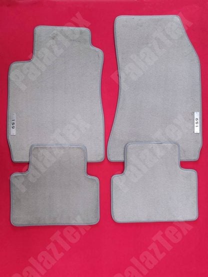 alfa romeo 159 gri orjinal kesim velur halı paspas takımı