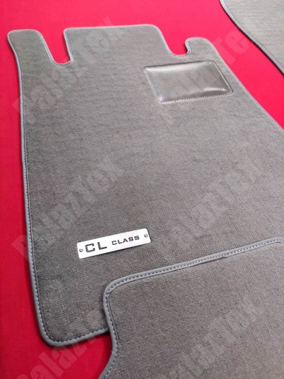 mercedes cl c140 coupe gri logolu halı paspas seti