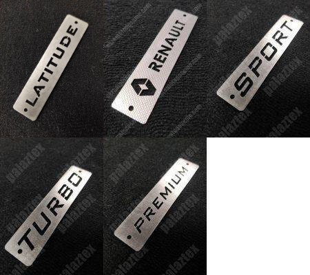 renault latitude metal logo