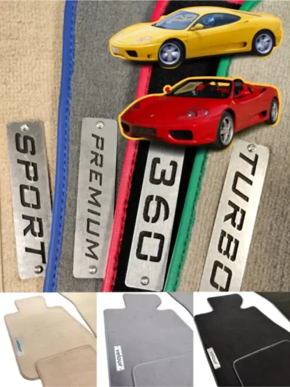 ferrari 360 spider modena uyumlu velur halı paspas takımı