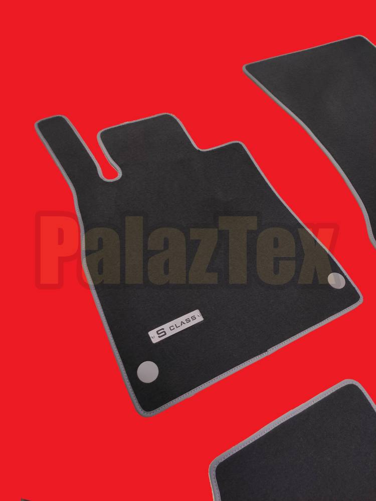 mercedes s serisi cabrio uyumlu velur paspas seti