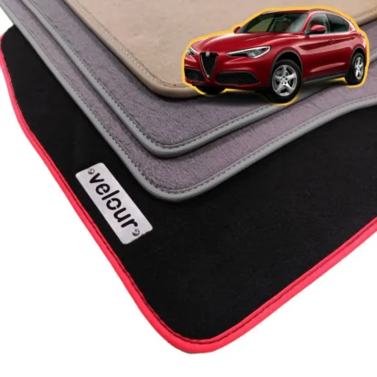 alfa romeo stelvio velur halı paspas