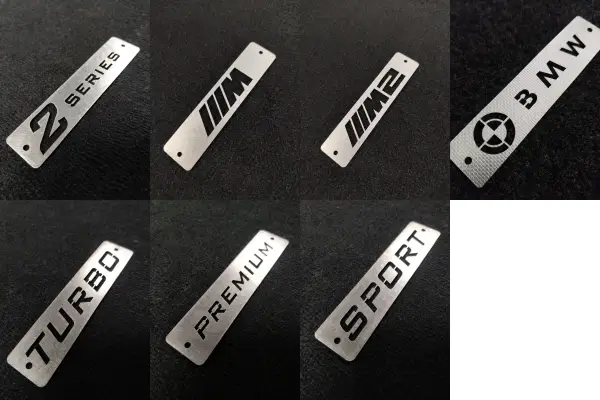 bmw 2 serisi metal logo
