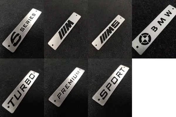bmw 6 series metal logo
