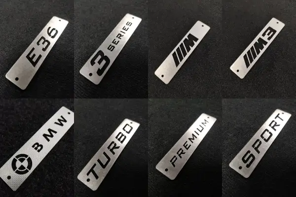 bmw e36 metal logo