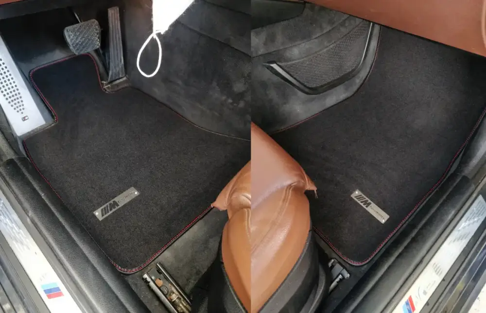 bmw f10 velur paspas uygulaması