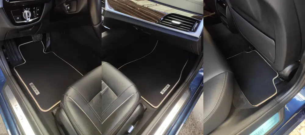 bmw g30 velur paspas uygulaması