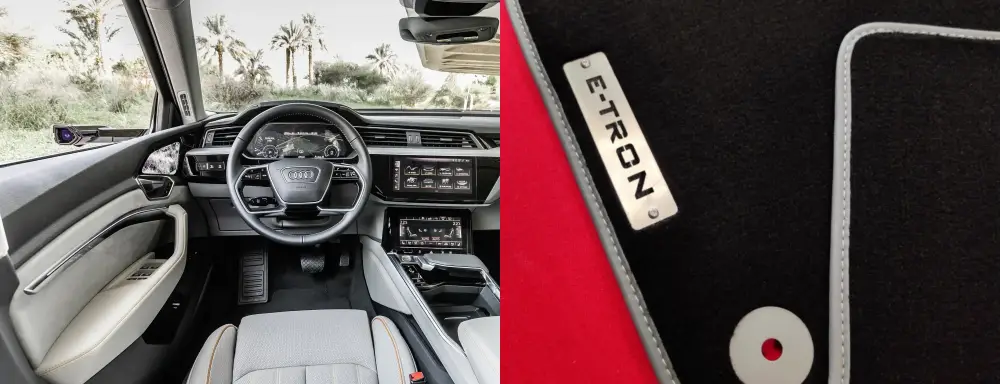 audi e-tron için özel paspas fikri