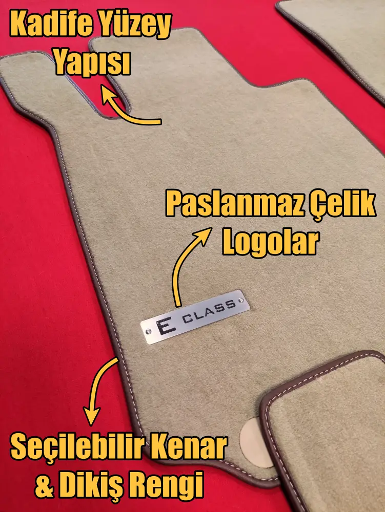 mercedes a207-c207 velur paspas özellikleri