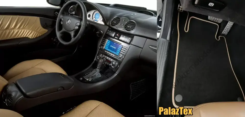 mercedes clk w209 iç mekan rengine göre paspas