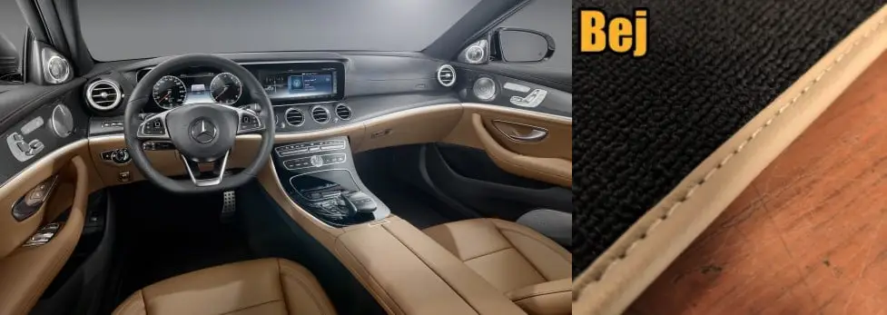 mercedes w213 için velur halı paspas fikri