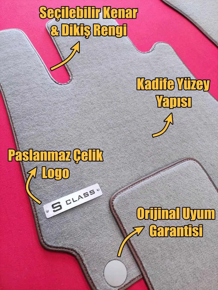 velur mercedes w221 paspas özellikleri