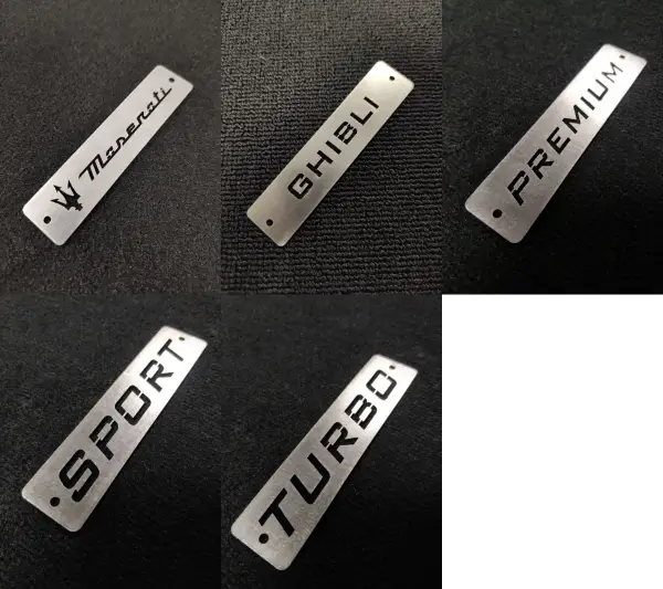 maserati ghibli metal logo