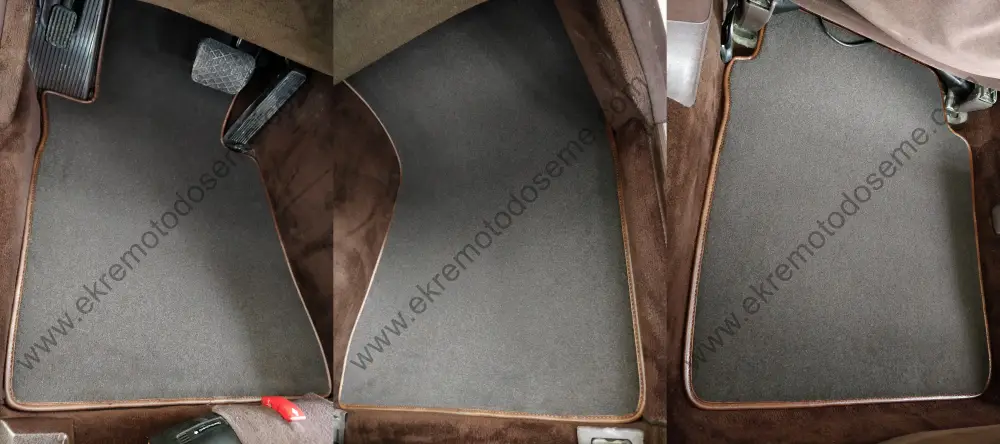 velur mercedes w126 paspas uygulaması