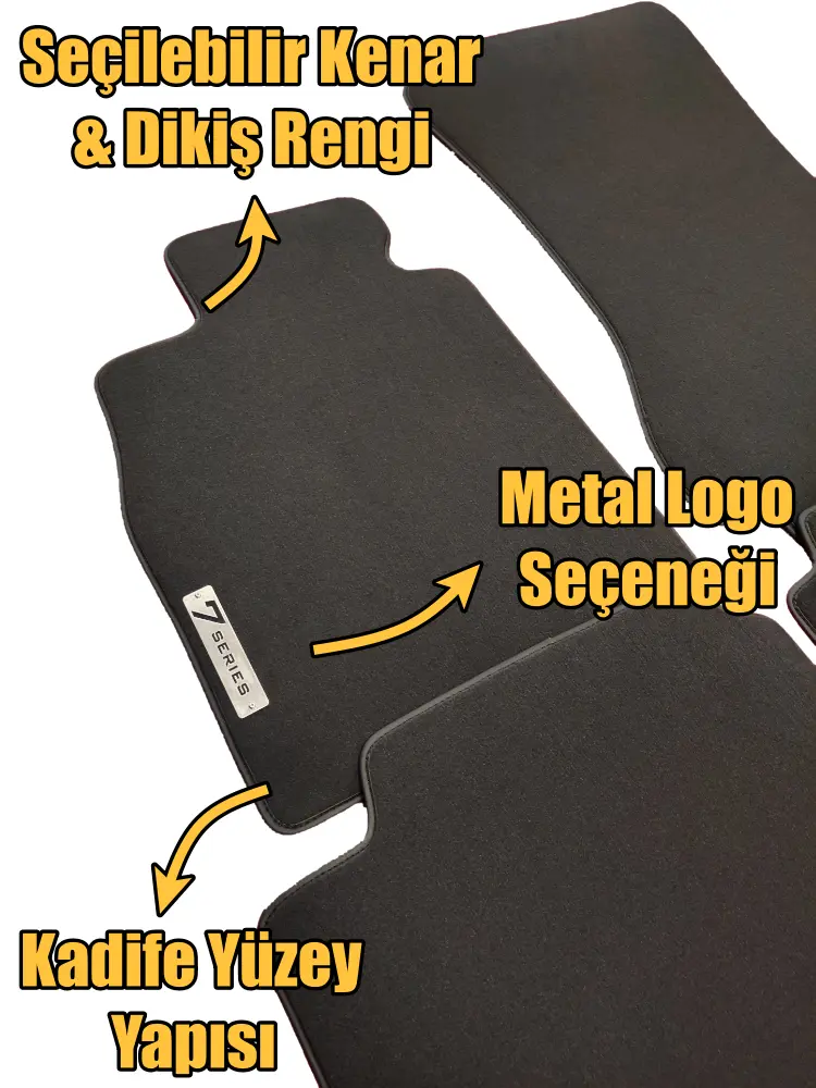 bmw 7 serisi g70 velur paspas özellikleri