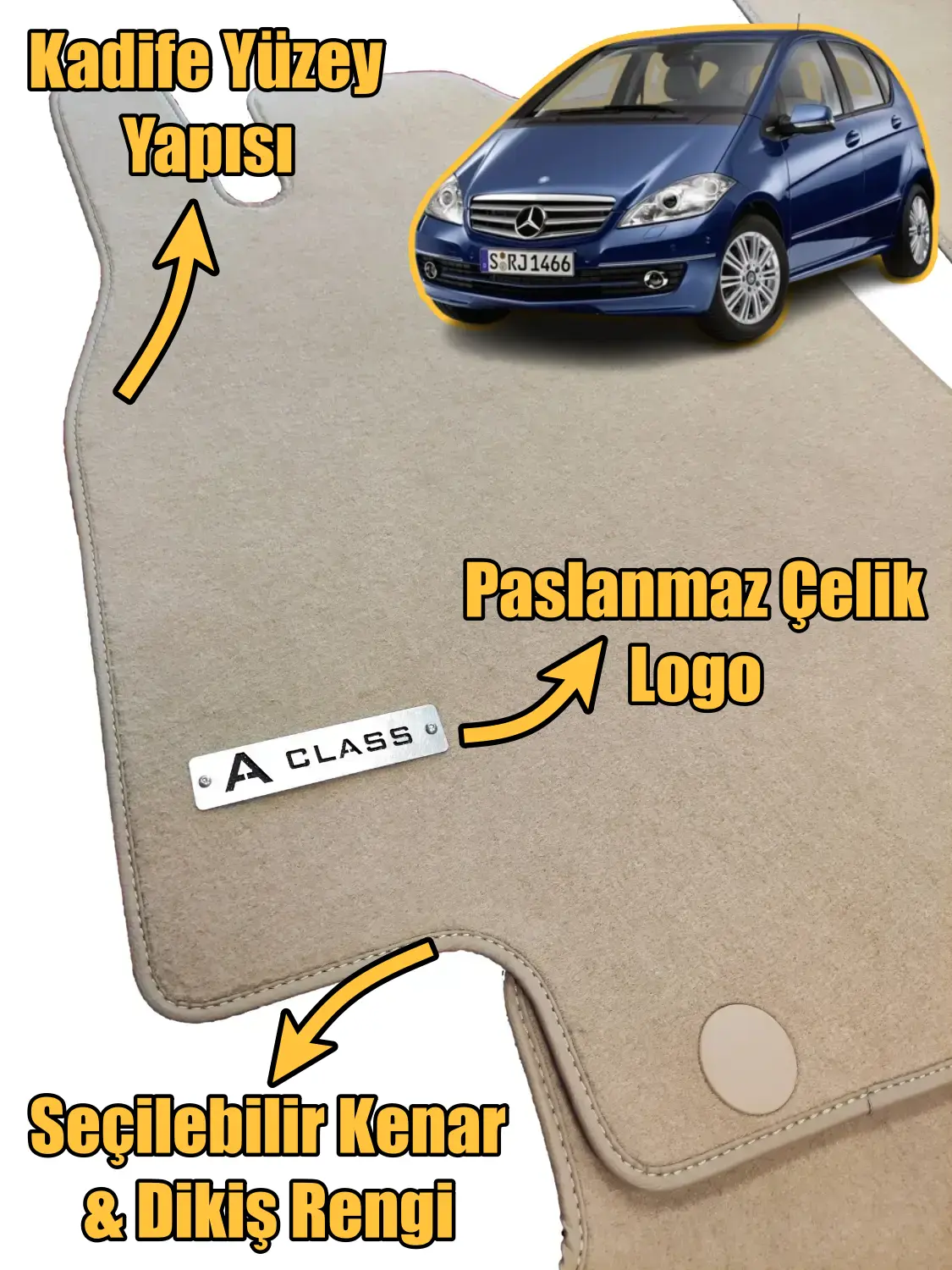 velur a serisi mercedes w169 2004-2012 paspas özellikleri