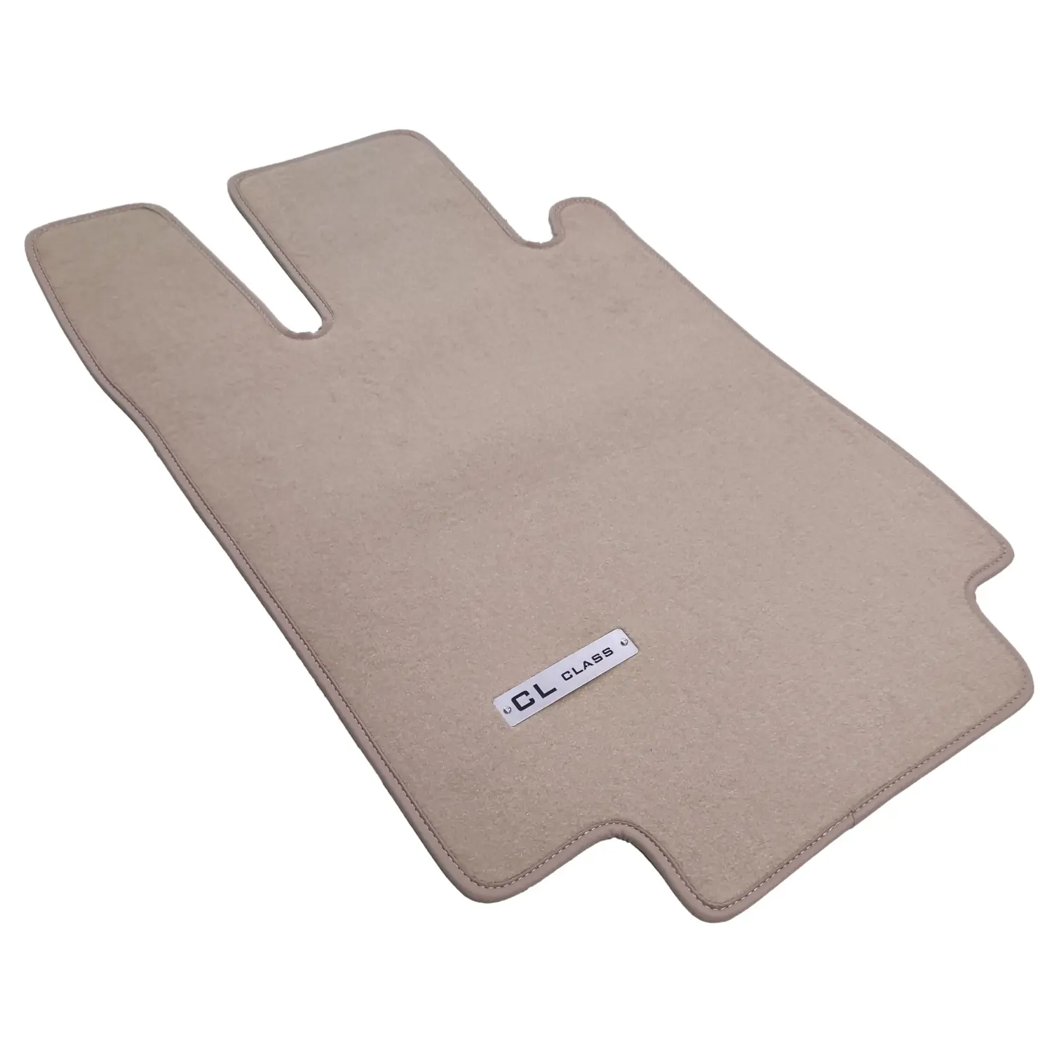 velur bej mercedes cl w215 logolu paspas