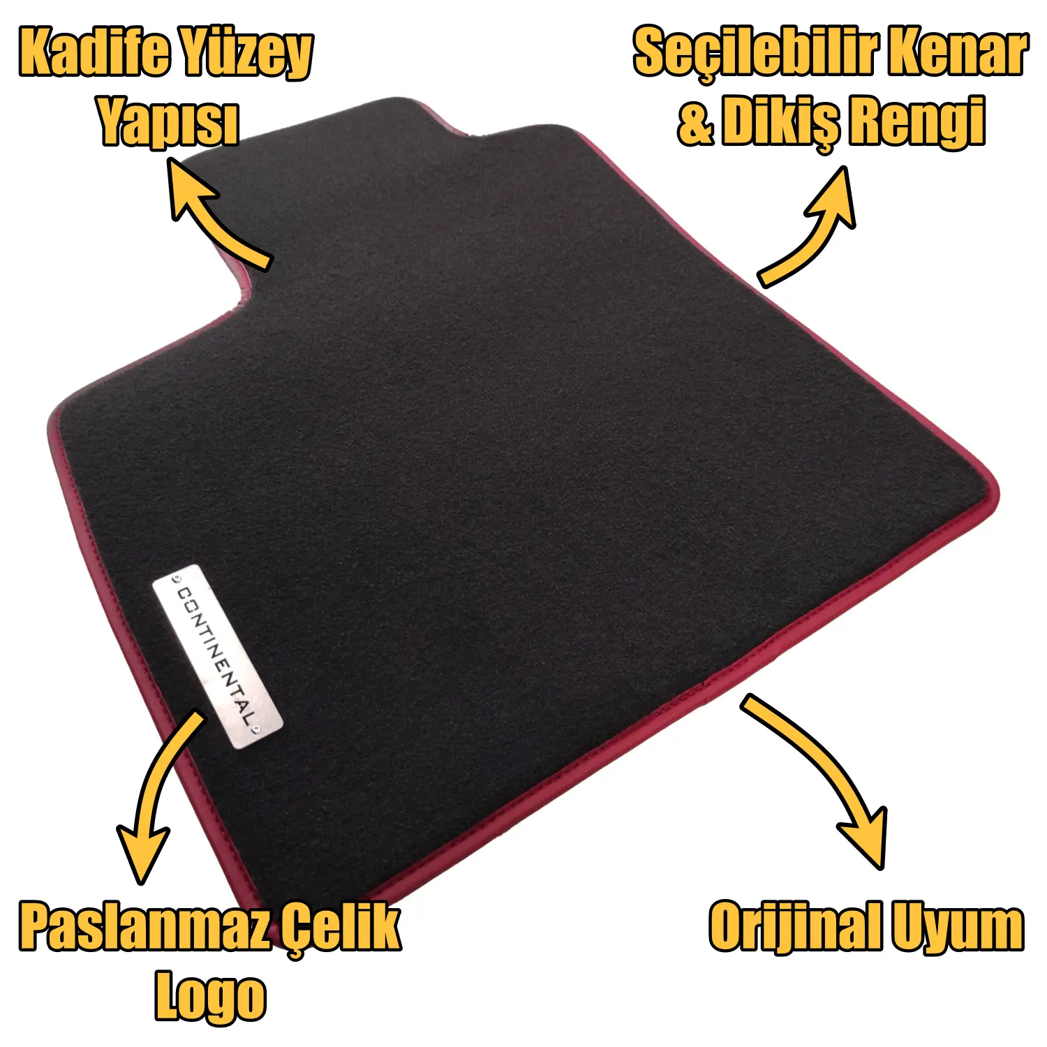 velur bentley continental paspas özellikleri