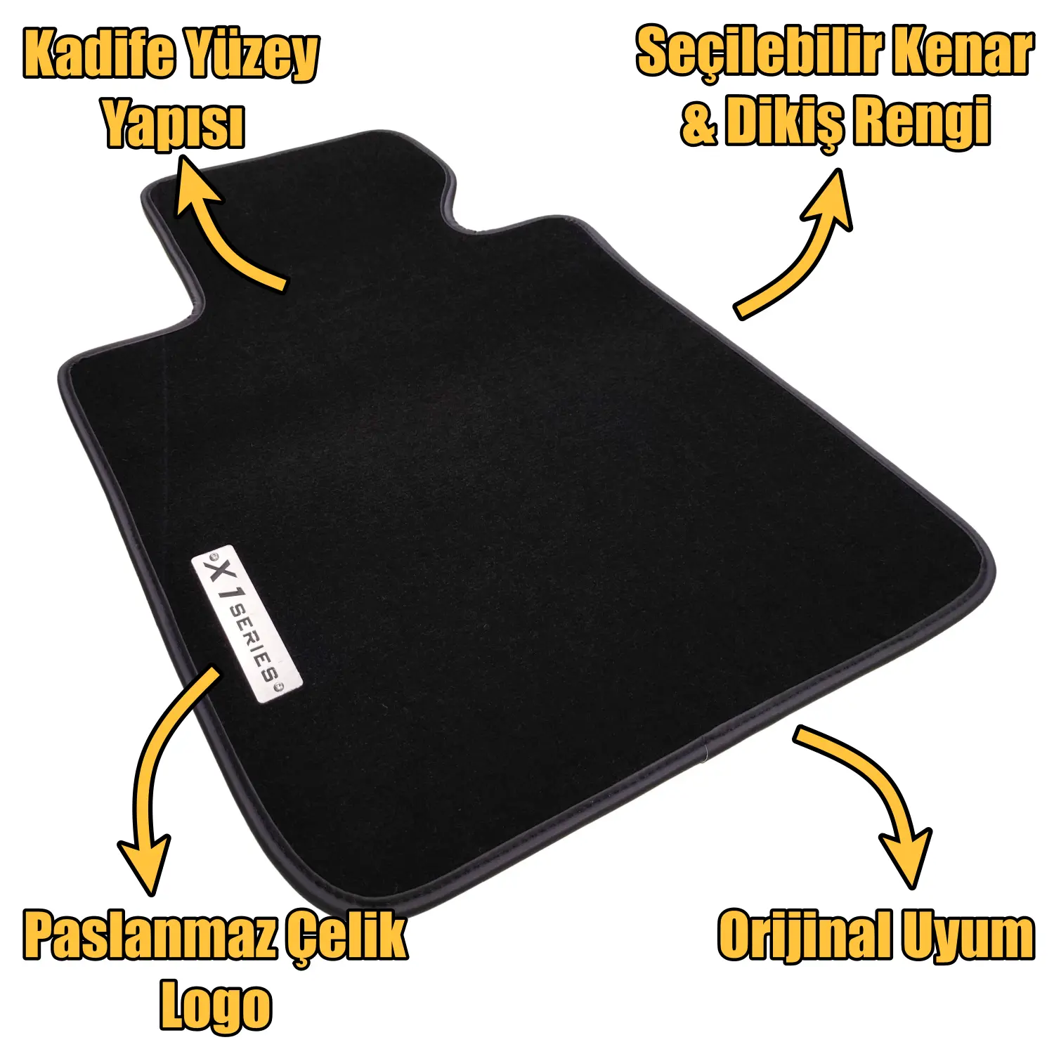 velur bmw x1 e84 paspas özellikleri