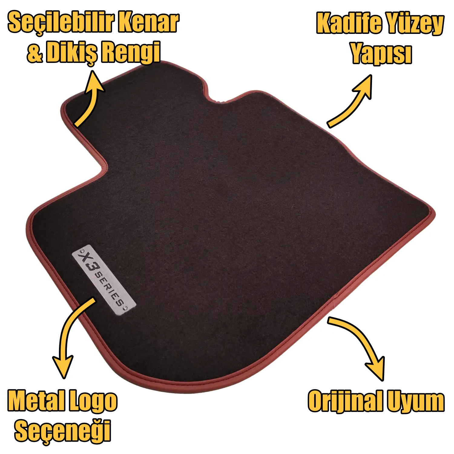 velur bmw x3 g01 2018-2024 paspas özellikleri