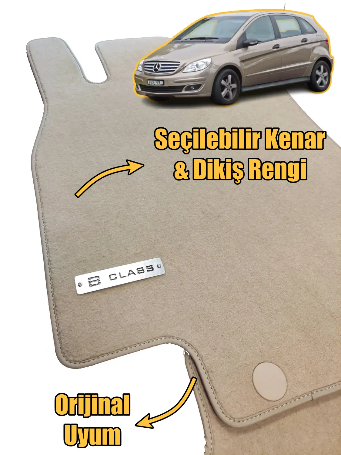 velur mercedes b serisi w245 2005-2011 paspas özellikleri