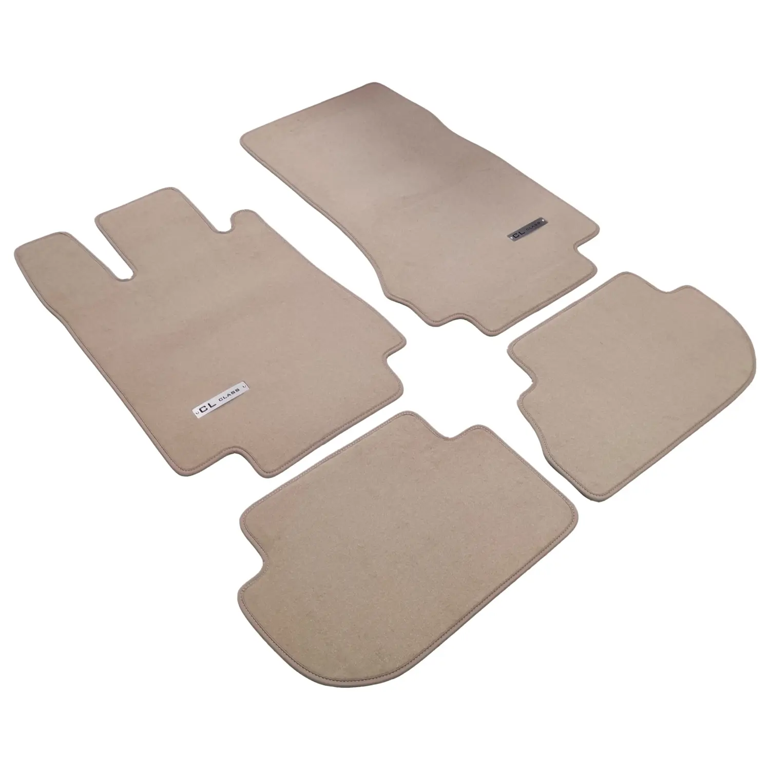 velur mercedes cl serisi 2000-2006 w215 paspas takımı - bej