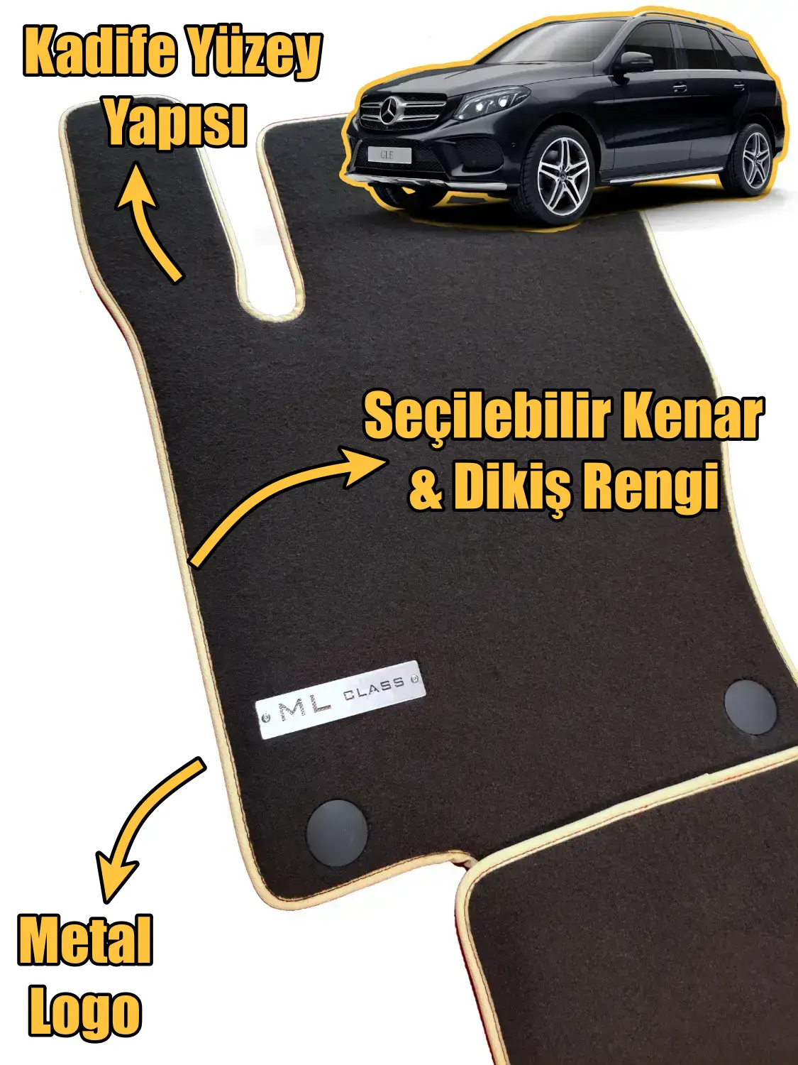 velur mercedes ml w166 paspas özellikleri 2011-2014