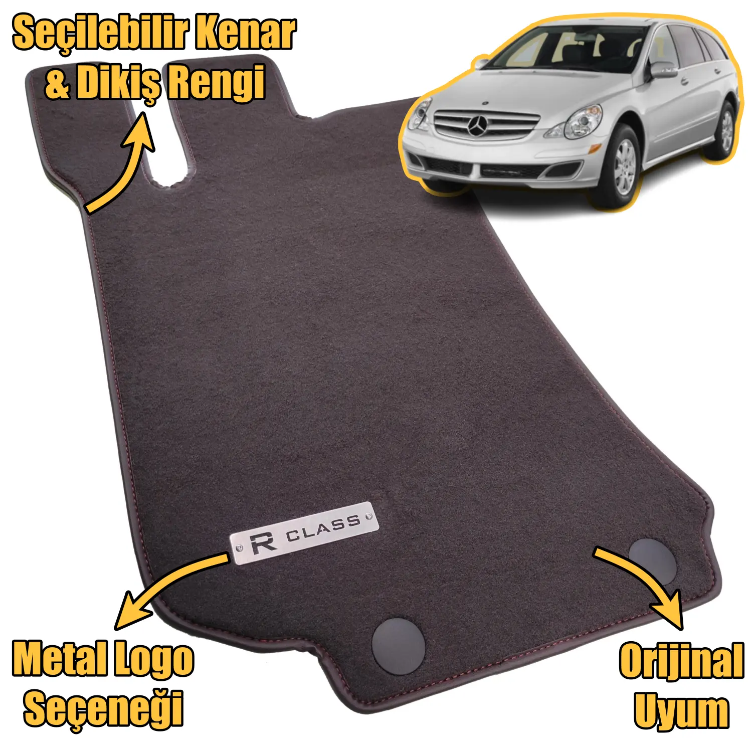 velur mercedes r class r350 paspas özellikleri