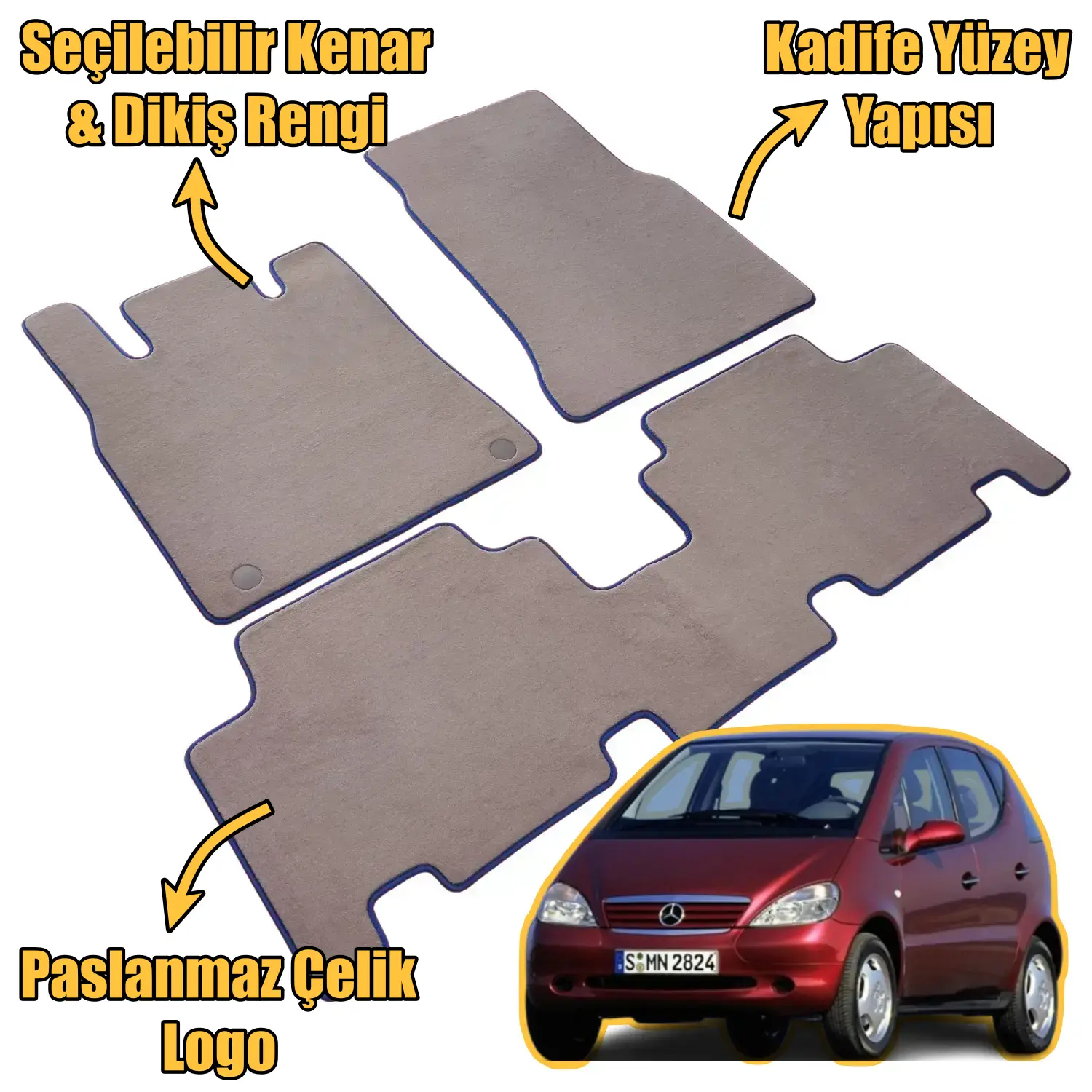 velur mercedes w168 paspas özellikleri