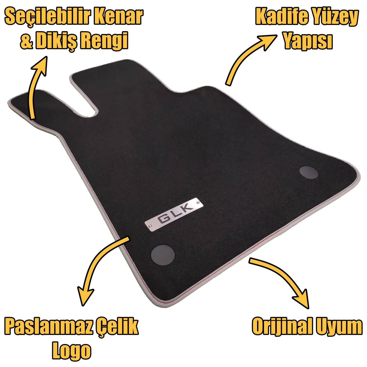 velur mercedes glk x204 paspas özellikleri