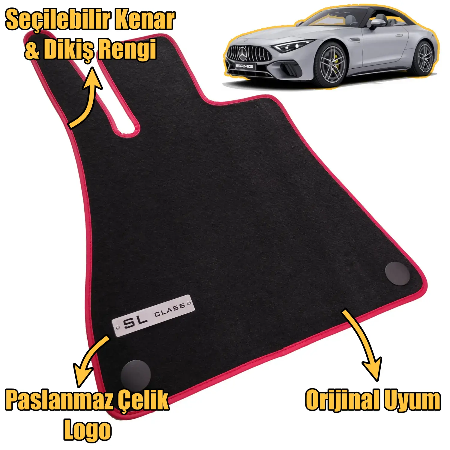 velur mercedes sl r232 paspas özellikleri