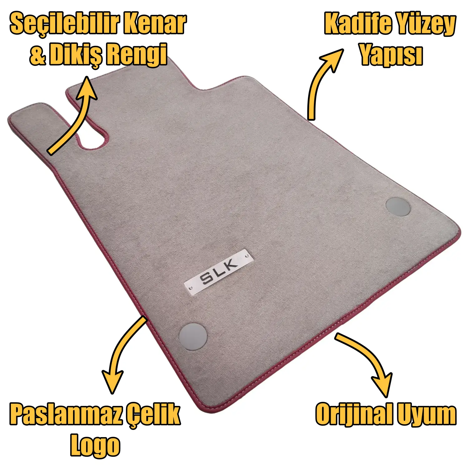 velur mercedes slk slc r172 paspas özellikleri