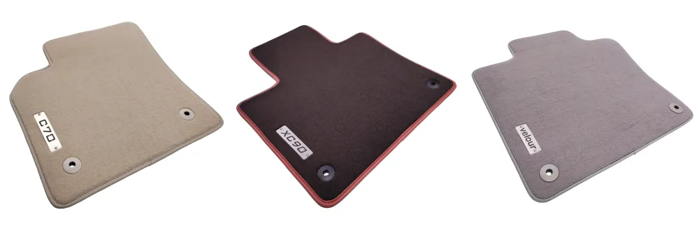 volvo logolu velur paspas çeşitleri