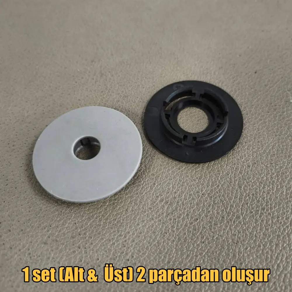vw audi porsche seat skoda cupra paspas klipsi yuvarlak gri