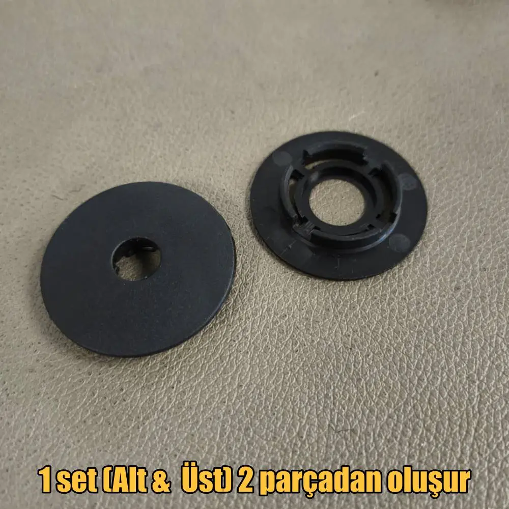 vw audi porsche seat skoda cupra paspas klipsi yuvarlak siyah