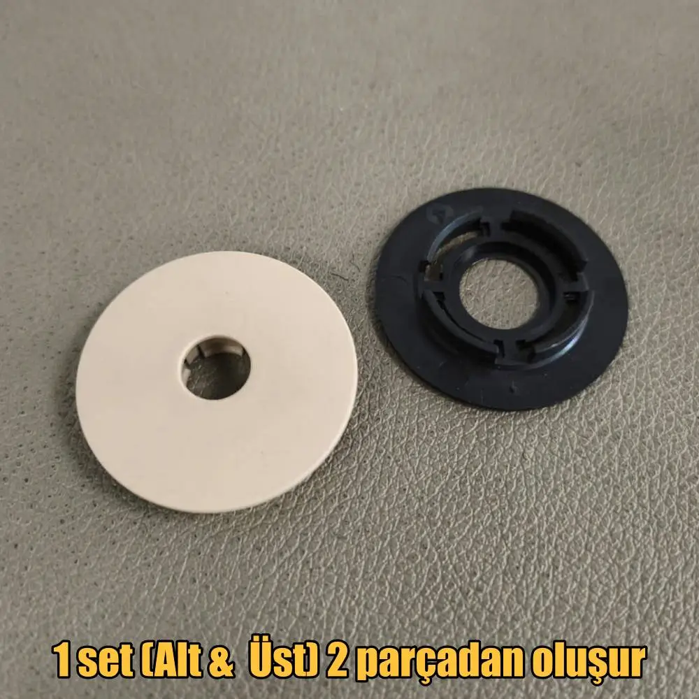 vw audi porsche seat skoda cupra paspas klipsi yuvarlak tip bej