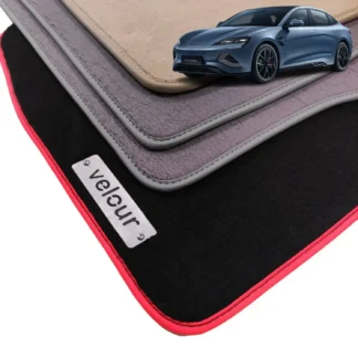 byd seal velur halı paspas, krom logolu